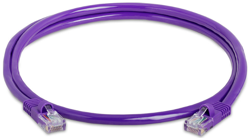 Cat5e Ethernet Network Patch Cable 350 MHz RJ45 – 3 Feet Purple